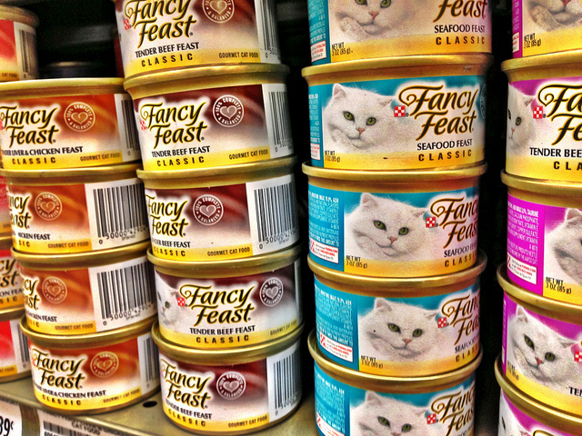 surtido de conservas para gatos