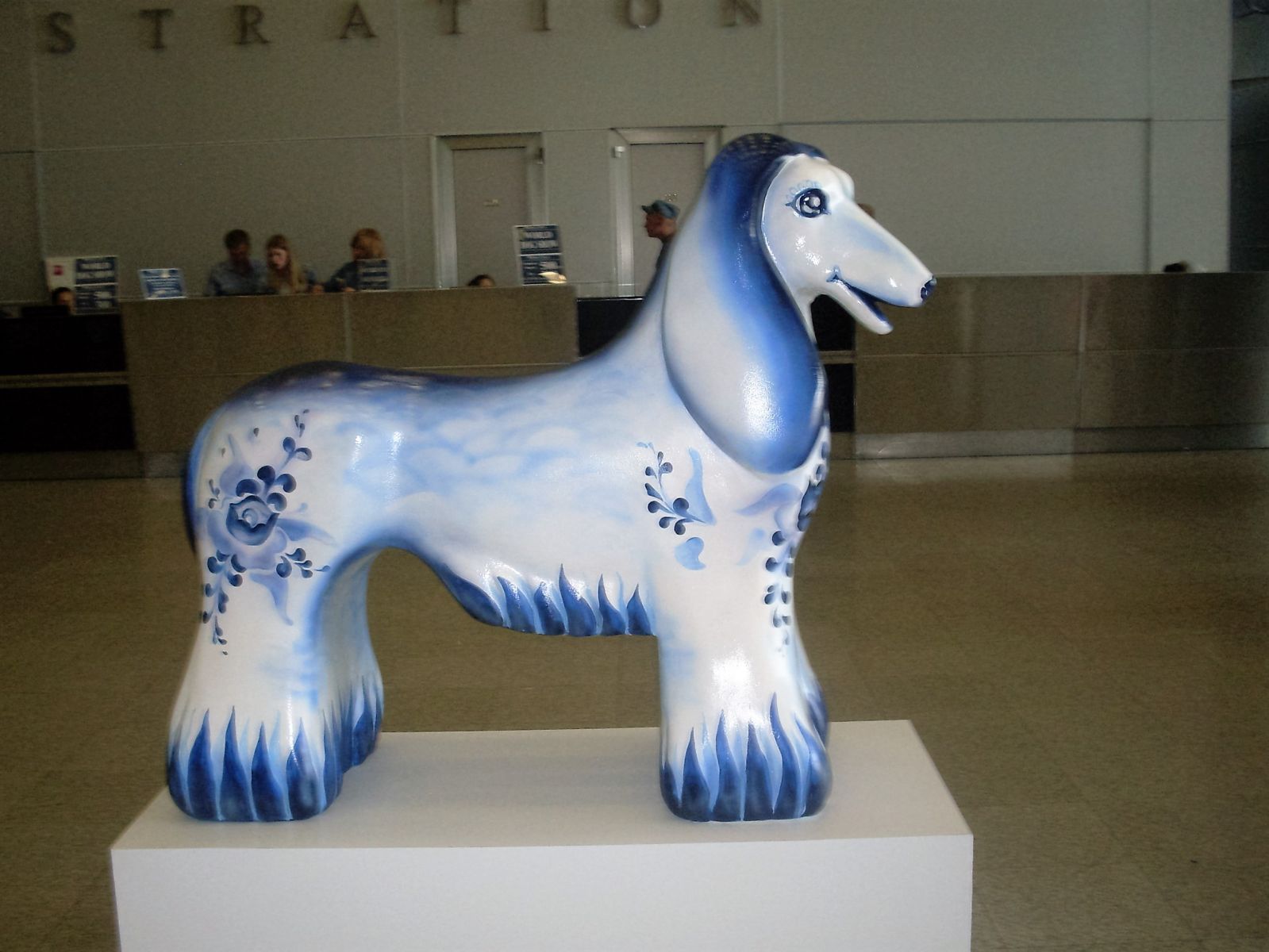 Estatuilla de perro