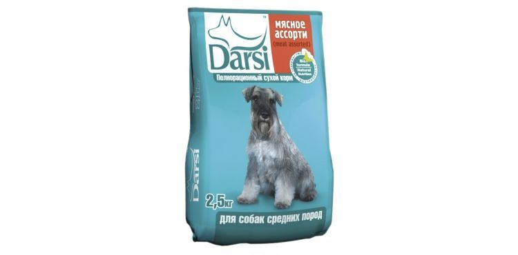 Trockenfutter Darsi für mittelgroße Hunde