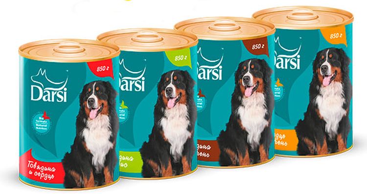 Nassfutter Darsi für Hunde