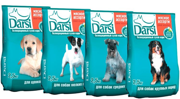Trockenfutter für Hunde Darsi