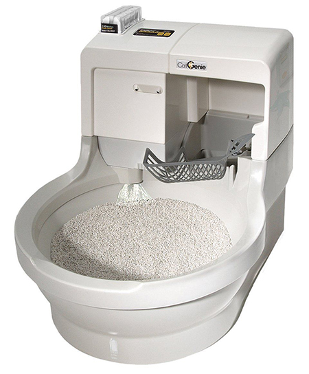 Inodoro totalmente automático de la marca Cat Genie 120