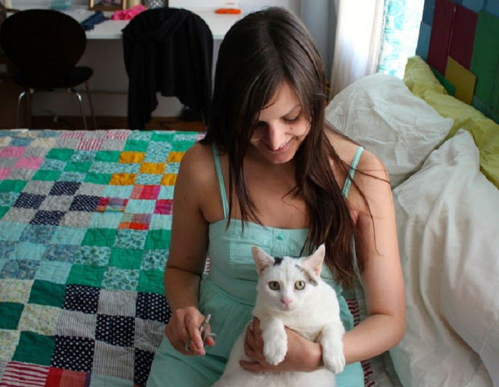 Corte de uñas al gato