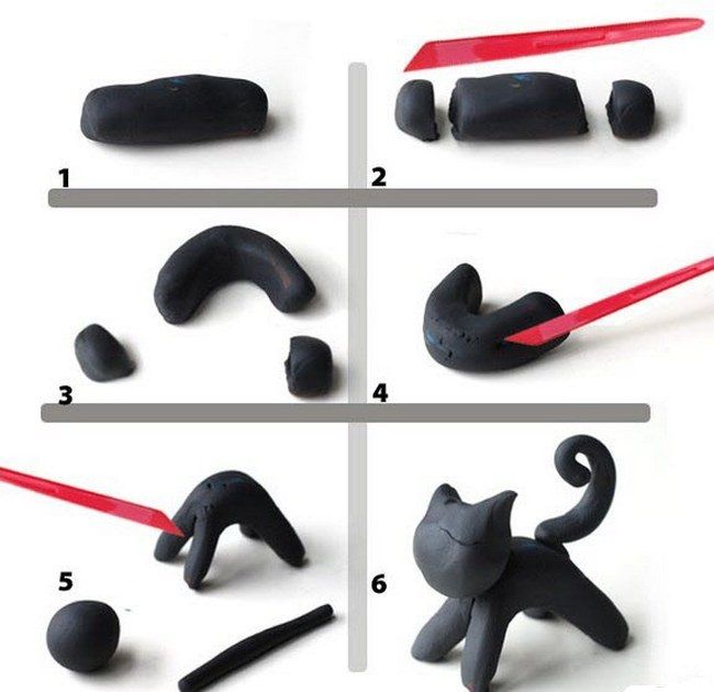 Tutorial de cómo modelar un gato de plastilina