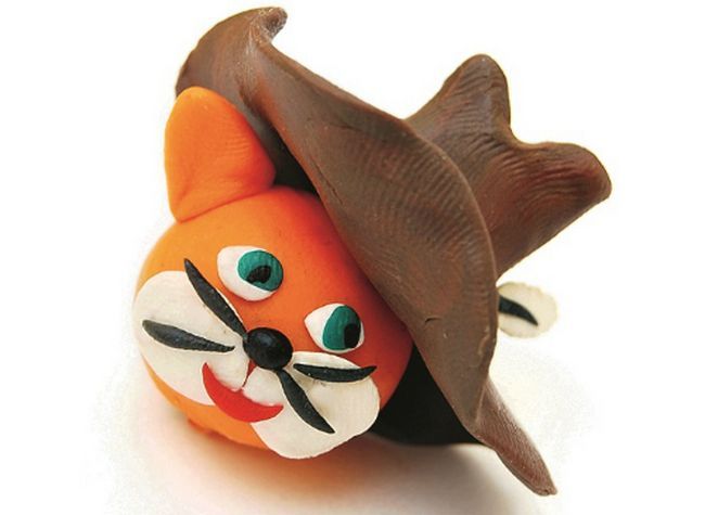 Clase magistral: gato con botas de plastilina