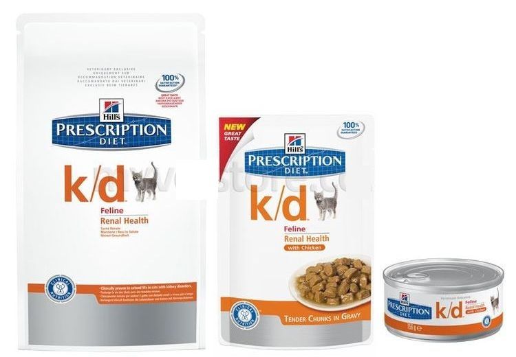 Alimento para gatos Hill’s Prescription Diet Feline k/d para la urolitiasis