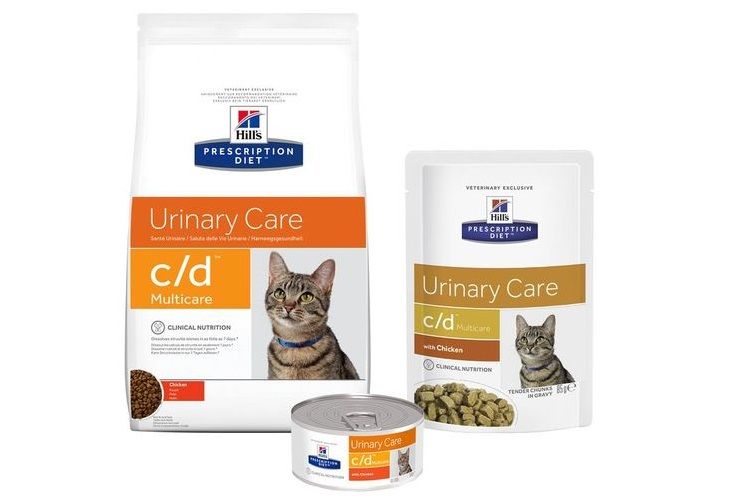 Alimento para gatos Hill`s Prescription Diet Feline c/d para la urolitiasis