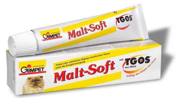 Malt-pasta para gatos