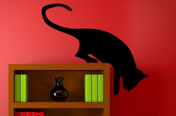 Silueta de gato para recortar