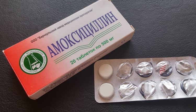 Amoxicilina en comprimidos