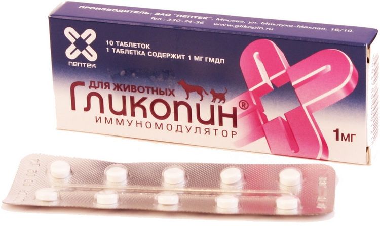 Glikopín para gatos