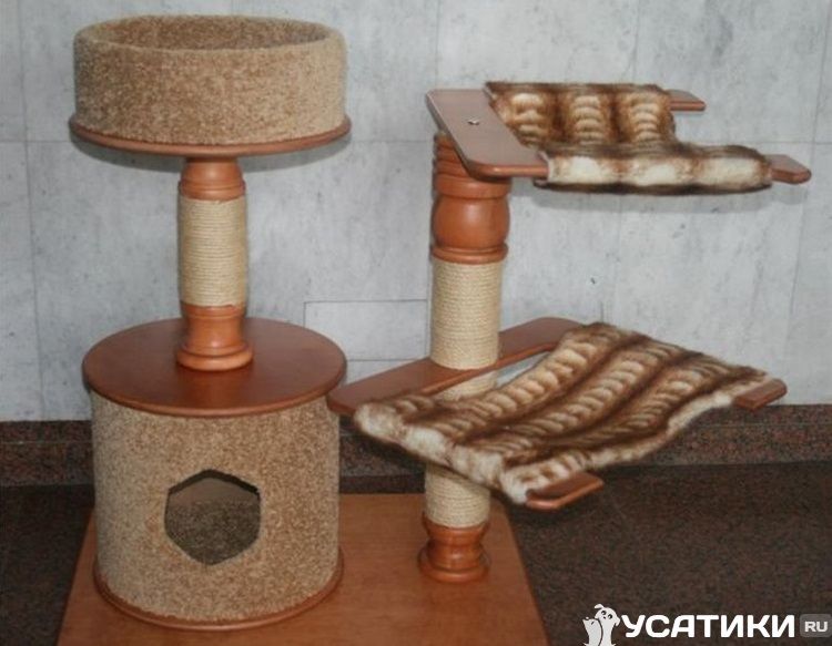 Estructura para dos mascotas