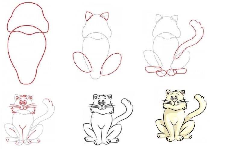 Gato de dibujos animados