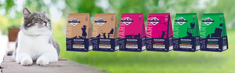 Gama de alimentos para gatos Savarra