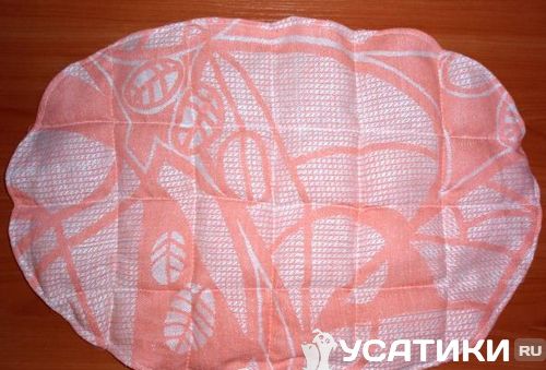 Coser los cuadrados