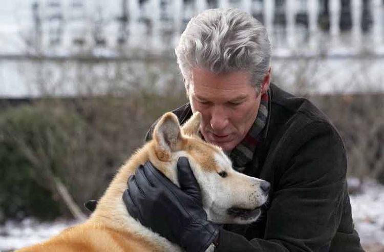 Richard Gere con el perro