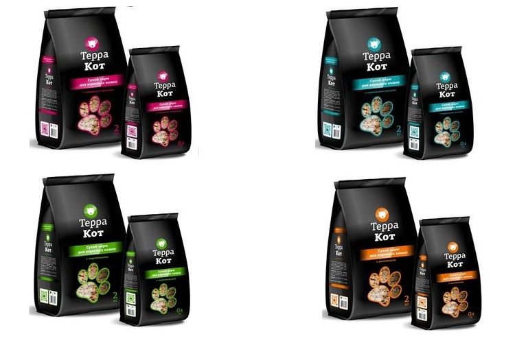 Gama de comida para gatos Terracot