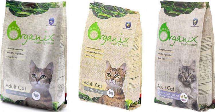 Alimento seco para gatos Orgánix