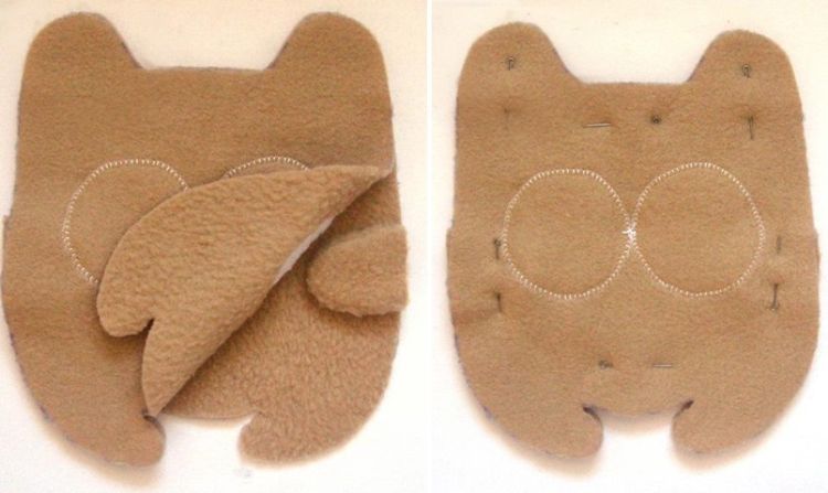 Patrón de cojín de gato