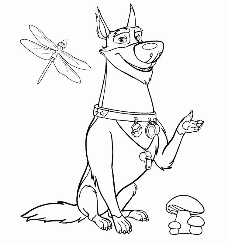 Dibujo para colorear de la Familia Traviesa