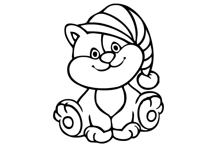 Gato para colorear