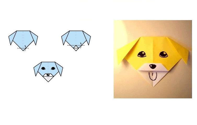 Esquema de perro de papel