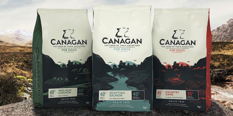 Línea de alimentos secos para perros Canagan