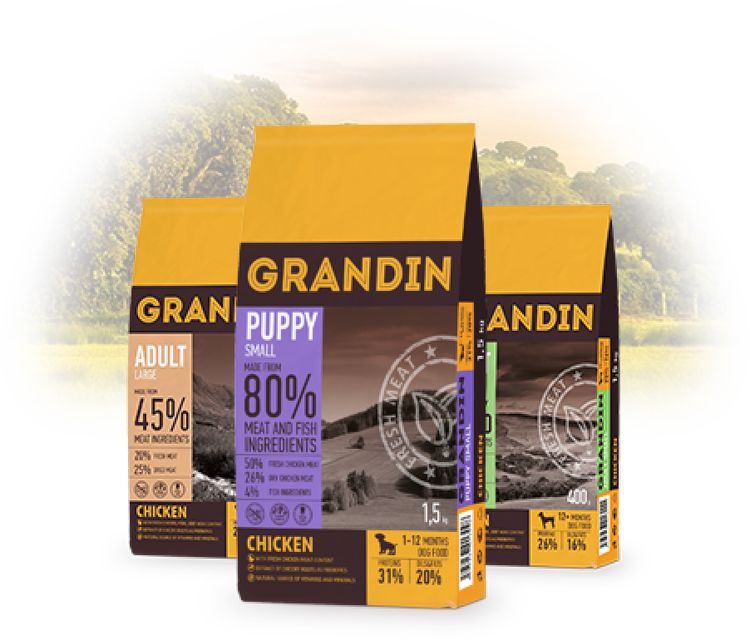 Pienso seco Grandin para perros