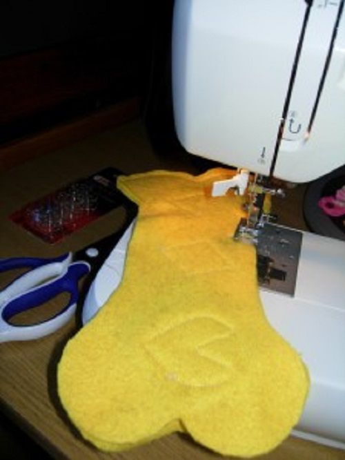 Hueso de fleece para cachorros