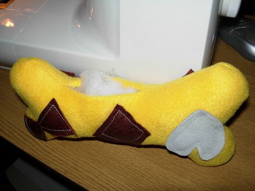 Hueso de fleece para cachorros