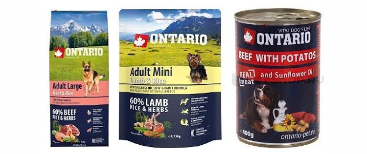 Línea de piensos para perros Ontario