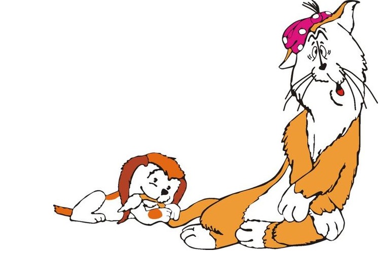 La gata del ama de llaves del pequeño