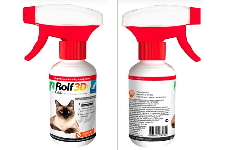 Spray Rolf Club para gatos