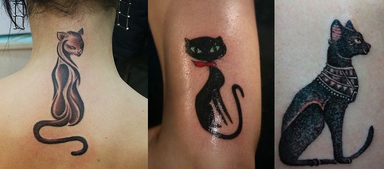 Boceto de tatuaje de gato