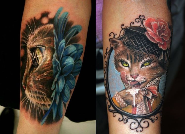 Tatuaje de gato