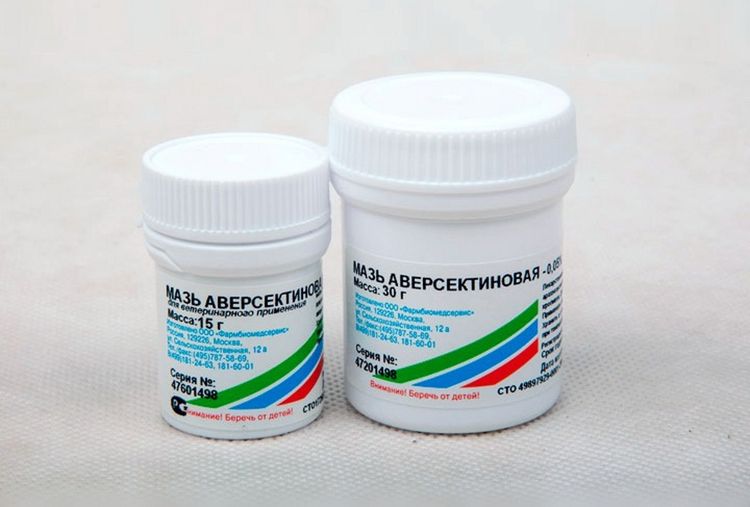 Pomada aversectina para gatos