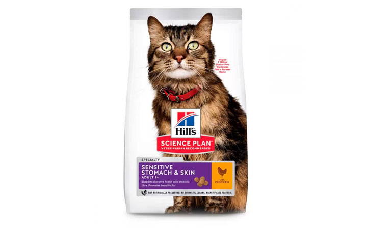 Alimento Hill's Science Plan Sensitive Stomach & Skin para gatos con digestión sensible