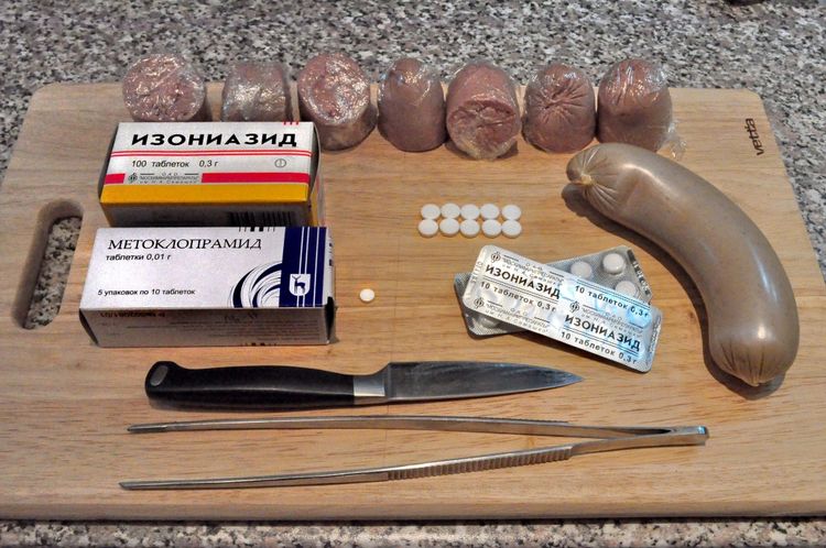 Comprimidos de isoniacida (Tubazida)