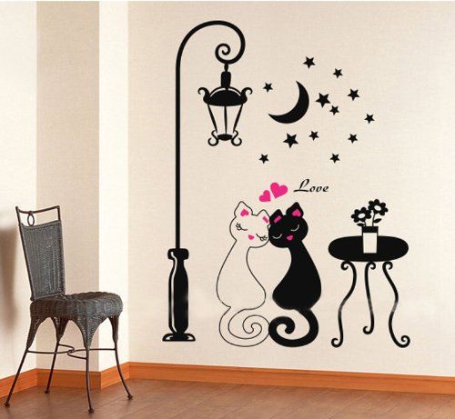Estarcido de gatos para decoración