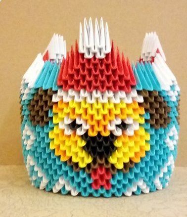 Tutorial de origami modular: perro-dulcera