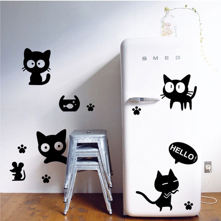 Estarcido de gatos para decoración