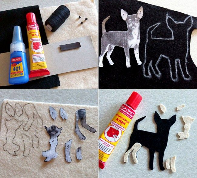 Tutorial: perro de fieltro