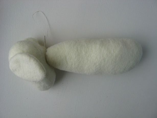 Perro Tilda hecho a mano: patrón