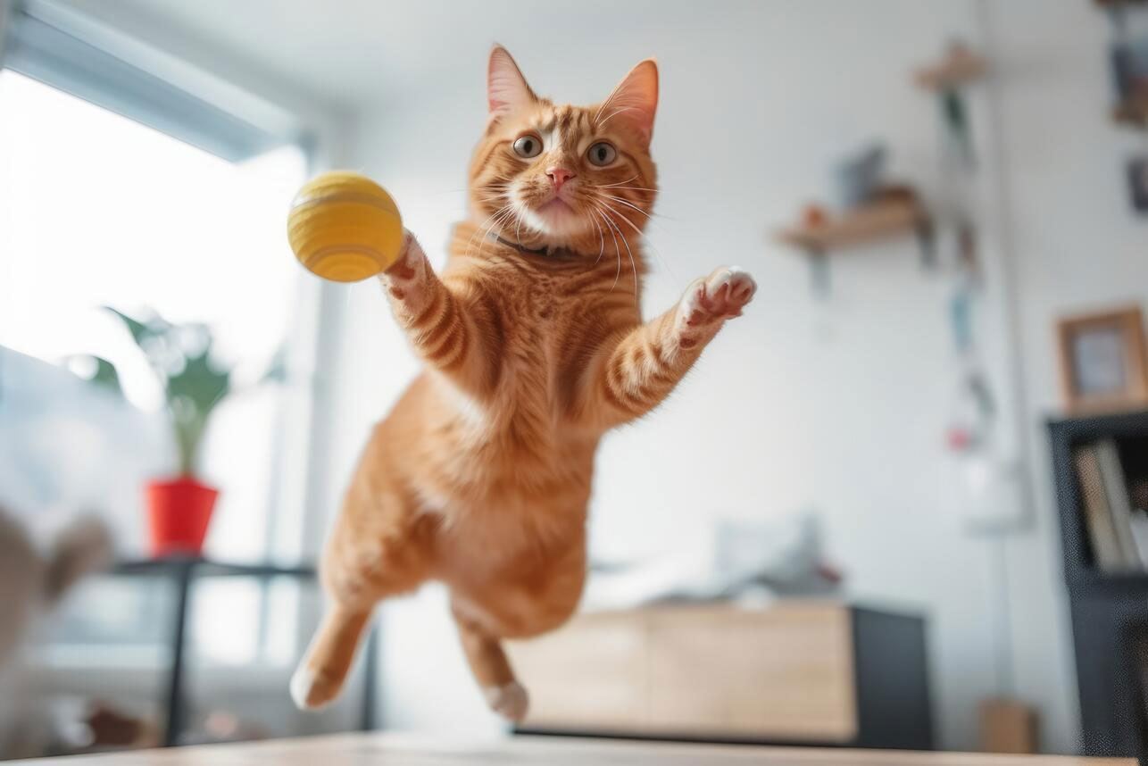Cómo proporcionar actividad al gato