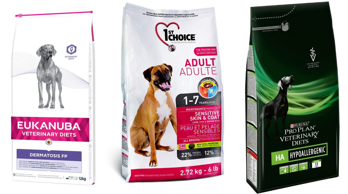 Alimentos secos para perros con alergia