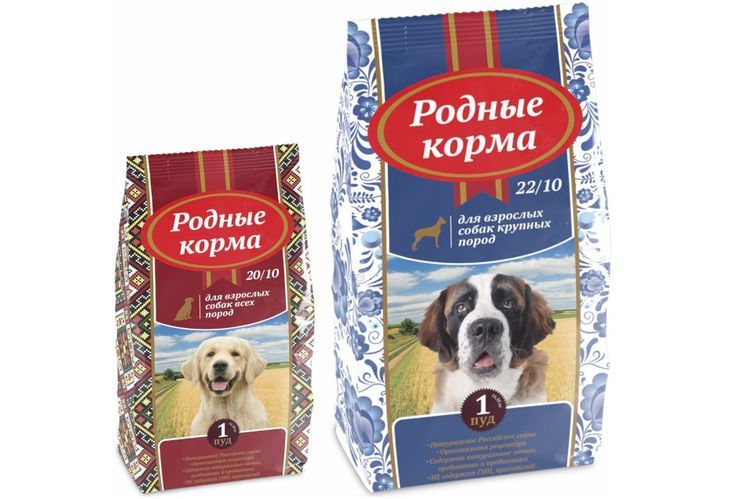 Alimentos Rodnye para perros