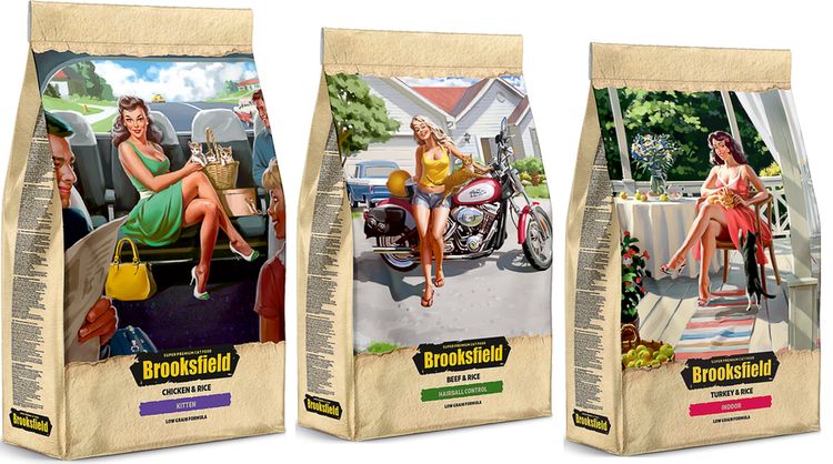 Surtido de comida para gatos Brooksfield