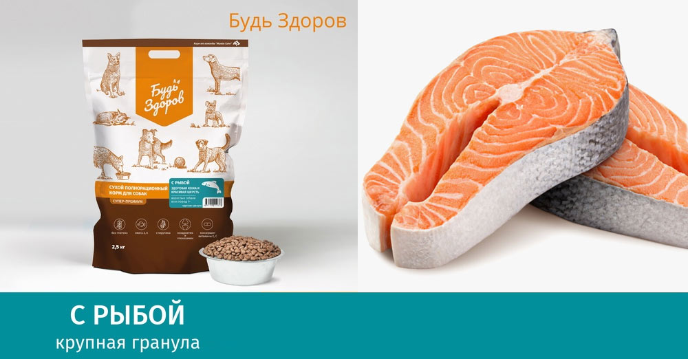Alimento Bud Zdorov con salmón