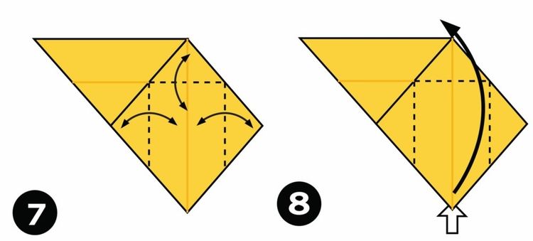 Cómo hacer un gato de origami
