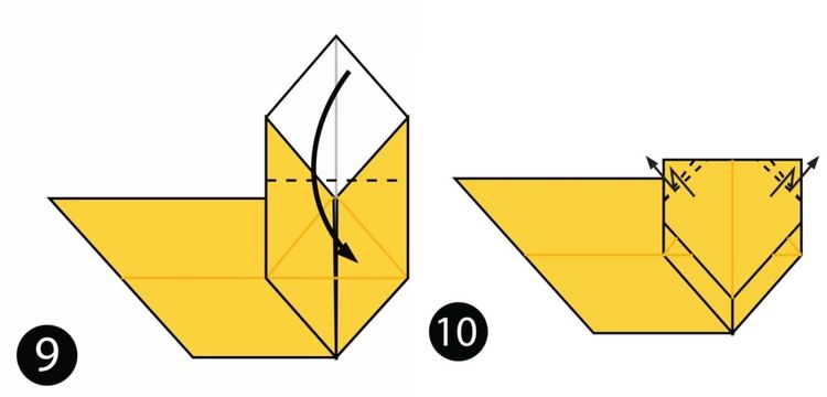 Cómo hacer un gato de origami